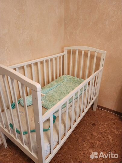 Кроватка+матрас+кокон