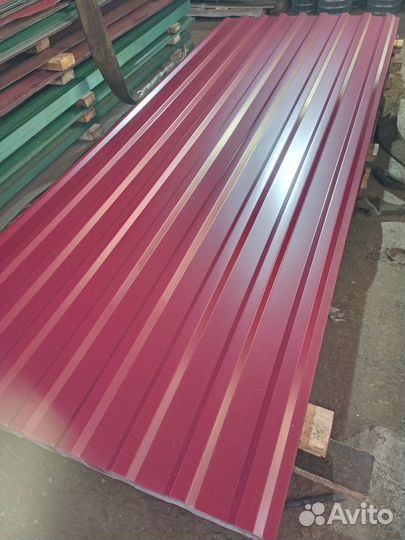 Профнастил С20 1150*2000*0,45 Вишня