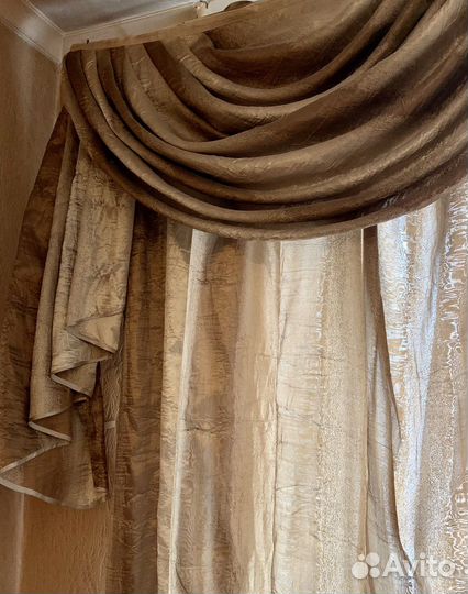 Шторы портьеры с ламбрекеном