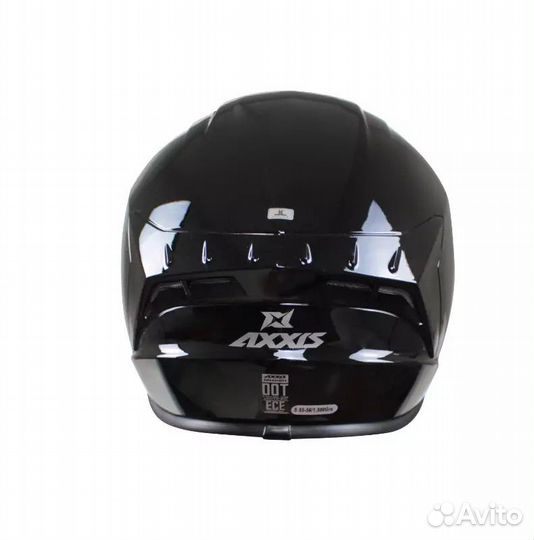 Axxis FF112C Draken S Solid мотошлем черный (размер: xl)