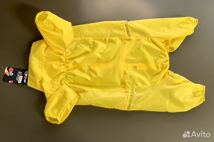 Дождевик для собак мелких пород (девочка)