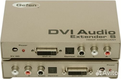 Удлинитель Gefen EXT-DVI-audio-CAT5