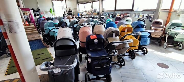 2в1 3в1 Детские коляски в наличии ткань кожа