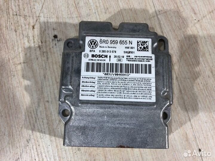 Блок управления Airbag Volkswagen Polo 5 седан