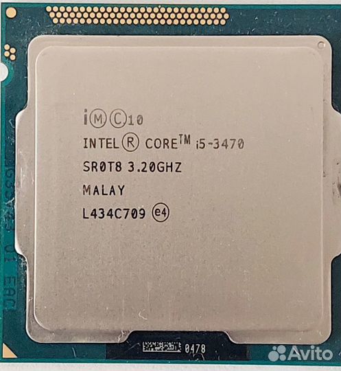 Процессор Intel Core i5-3470 в идеальном состоянии