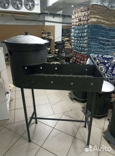 Мангал 3мм с печью под казан