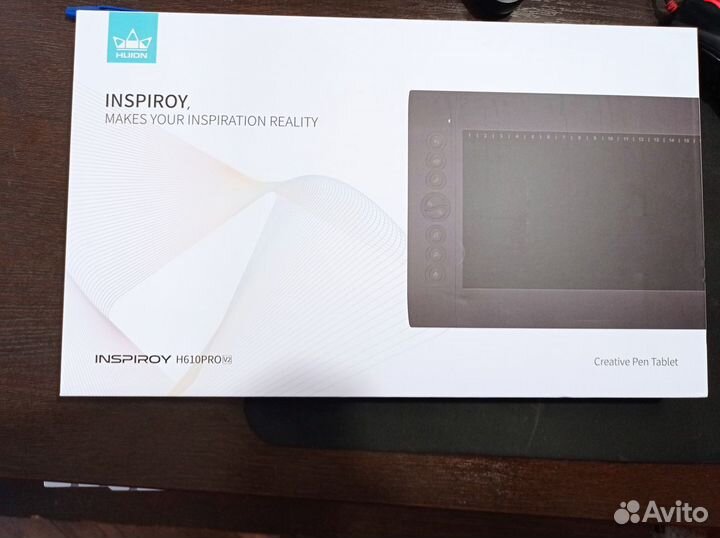 Графический планшет Huion h610pro v2