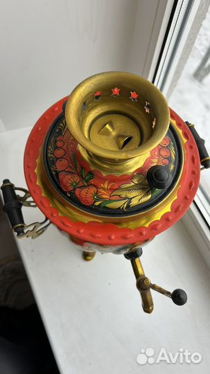 Самовар электрический расписной СССР