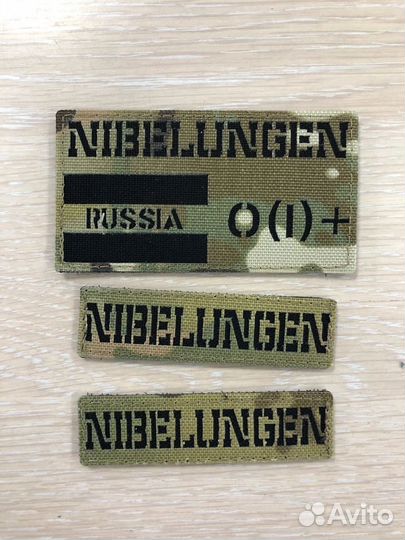 Шеврон, патч именной, группа крови на заказ