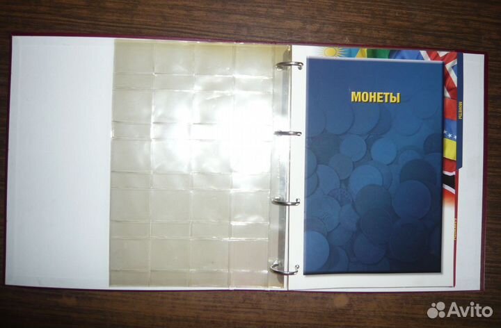 Папка для хранения монет и банкнот