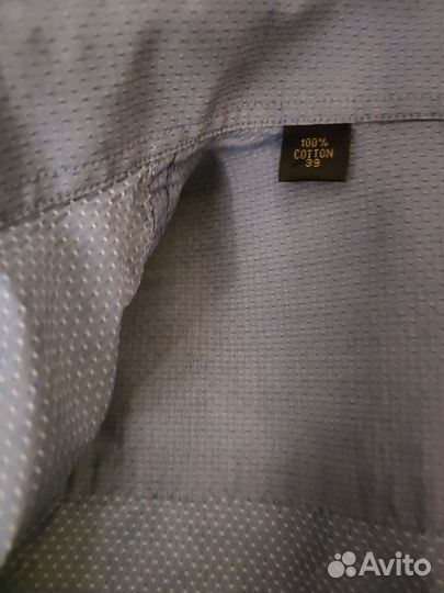 Рубашка 39 по вороту 100 хлопок