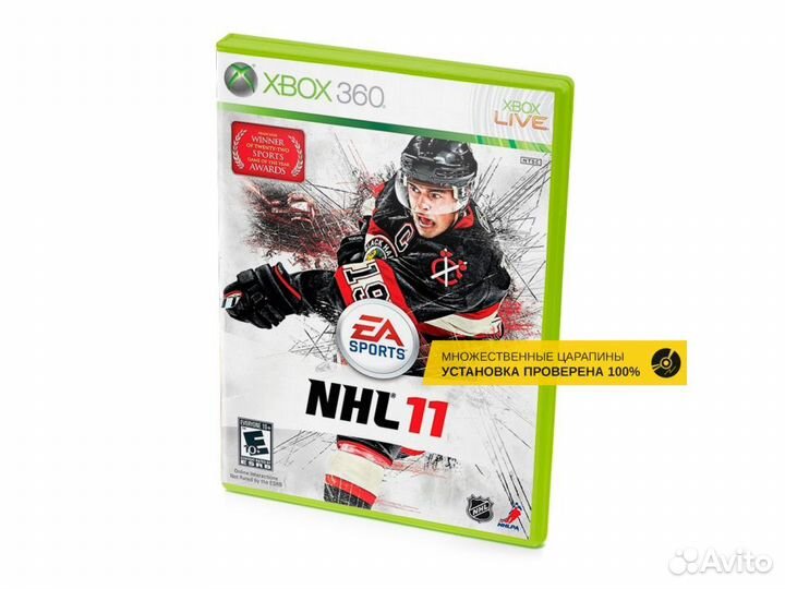 NHL 11, б/у, множ.царап. (Xbox360)