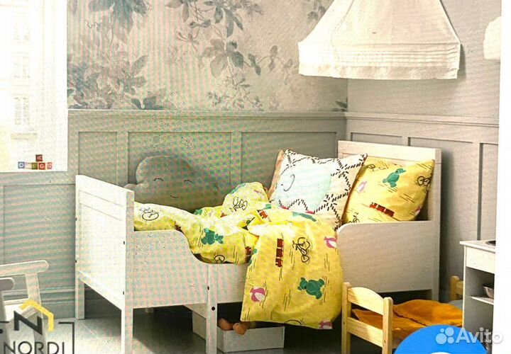 Кровать растущая, раздвижная, Икеа