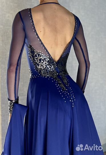 Платье для бальных танцев стандарт