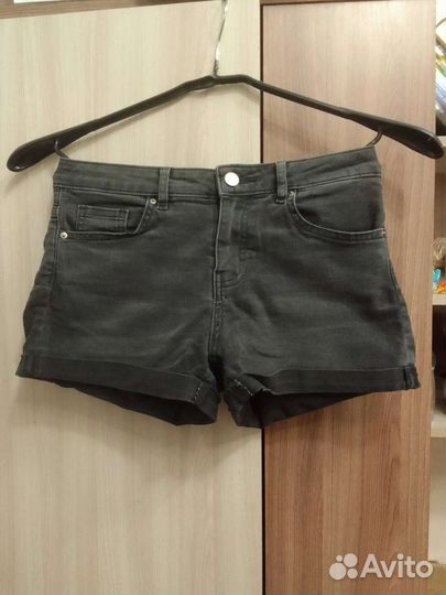 Шорты джинсовые черные х2