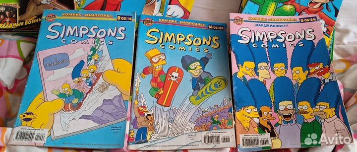 Комиксы The Simpsons Симпсоны Bongo Comics