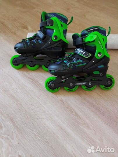 Роликовые коньки детские раздвижные