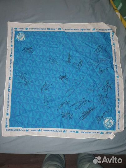 Платок/бандана фк Зенит с автографами