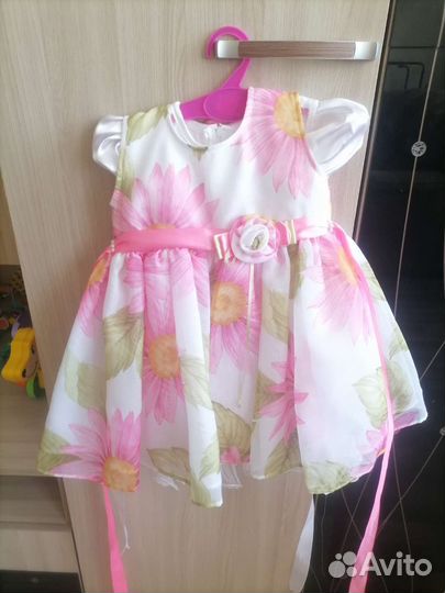 Платье для девочки 74 80