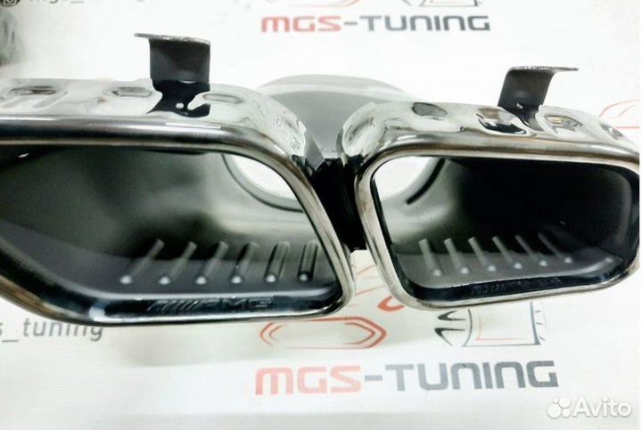 Насадки 63 AMG Black на Mercedes GLE-Class V167