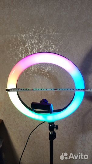 Кольцевая лампа со штативом бу, 30 см. Бесп. доста