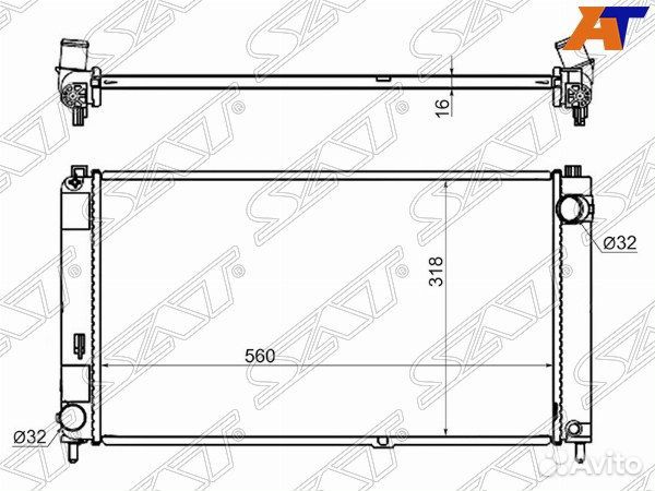 Радиатор LADA granta cross