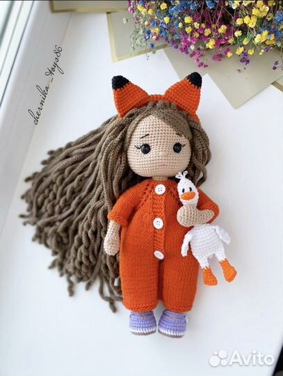 Кукла,вязаная игрушки,интерьерная кукла