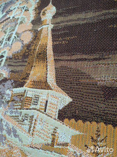 Календарь,вышитый на ткани настенный 2011 (Вырица)