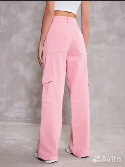 Розовые женские брюки feelz