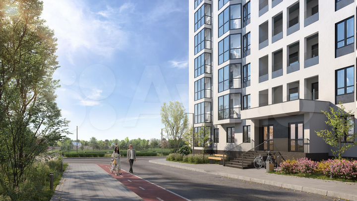 2-к. квартира, 54,3 м², 8/12 эт.