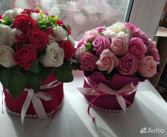 Букеты из мыла ручной работы