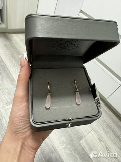 Золотые серьги