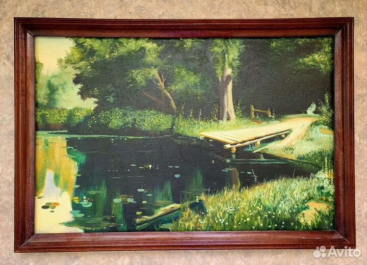 Картина маслом на холсте пейзаж