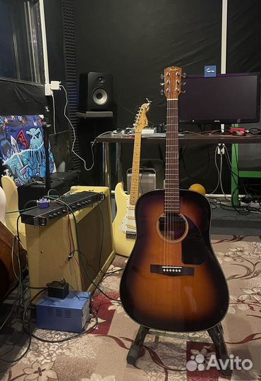 Электроакустическая гитара Fender CD-60