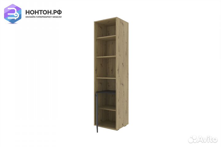 Шкаф одностворчатый kubo шк-50 артизан / чёрный