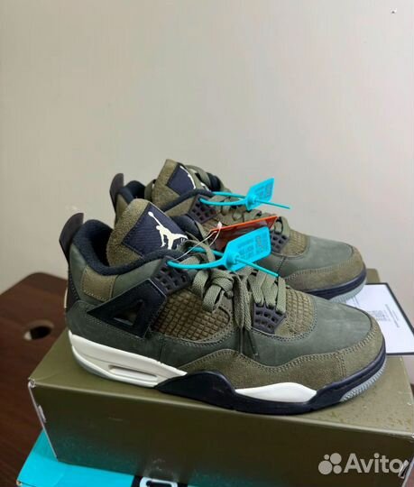 Nike air jordan 4 retro medium olive Оригинал