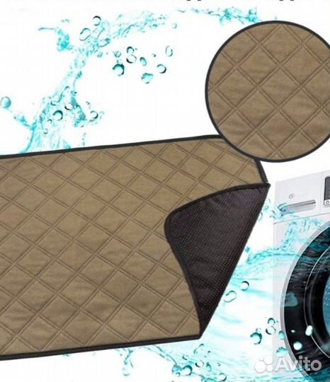 Многоразовые пеленки 60х45 см коричневые