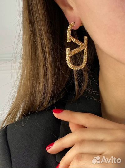 Серьги. Брошь Valentin