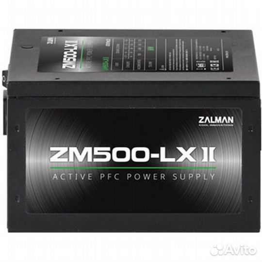 Блок питания ATX Zalman 500 Вт (ZM500-lxii) 120 мм