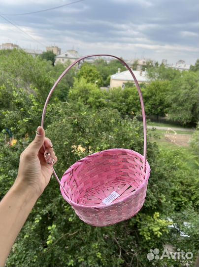 Корзина плетеная ива и бамбук