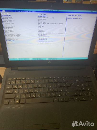 Материнская плата HP LA-C781P