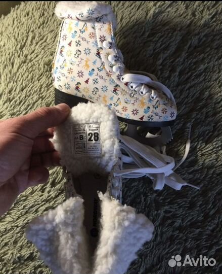 Коньки детские 28 размер