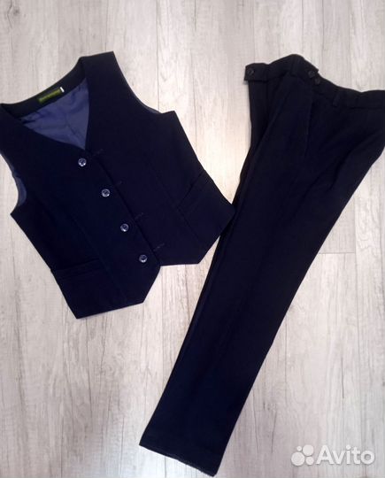 Школьная форма жилет и брюки 134