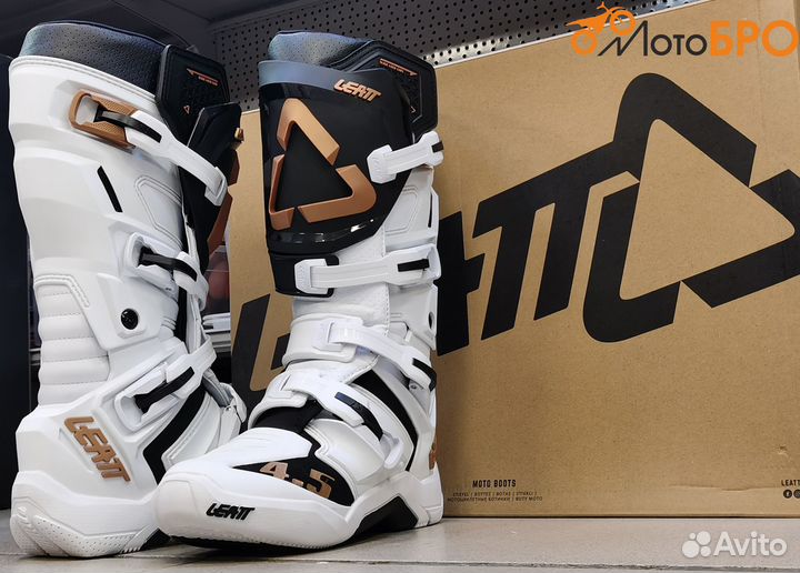 Мотоботы эндуро Leatt 4.5 белые