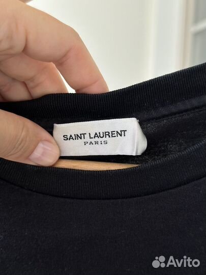 Saint laurent футболка черная S оригинал