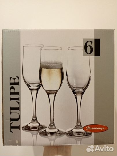 Бокалы для вина, 6 шт