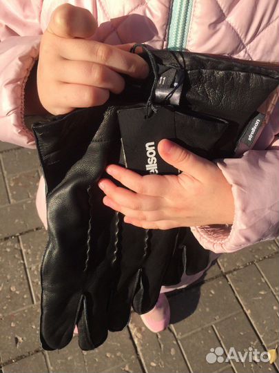 Теплые мужские перчатки Strellson 11 размер