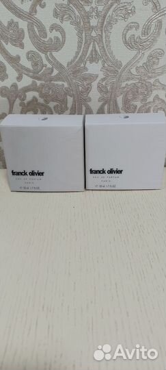 Пустые флаконы от парфюма frank olivier