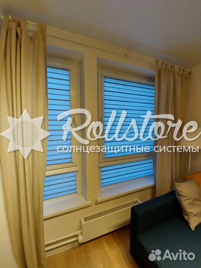 Рулонные шторы день ночь