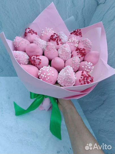 Букет клубники в шоколаде